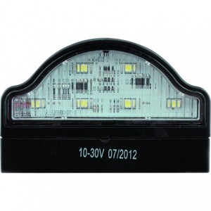 10-30VDC Number Plate Light 81x50x43mm