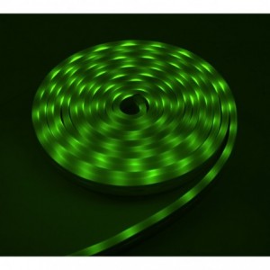 Green LED 8x16mm Neon Flex 5m Complete with 230VAC PSU