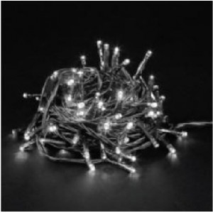Extendable LED White Wire Lamp 240V 12M
