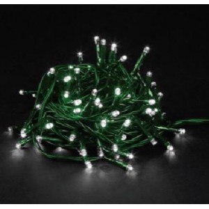 Extendable Daylight LED Fairy Light Green Wire Indoor Outdoor 240V 12M