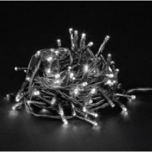 Extendable Daylight LED Fairy Light Clear Wire Indoor Outdoor 240V 12M