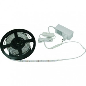 LED Blue Flex Light Strip 300LED 5M IP20 C/W 230VAC Power Supply