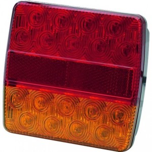 10-30VDC Right Indicator Stop Rear Number Plate Light with Reflector