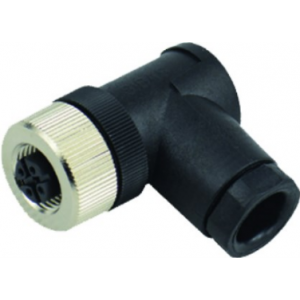 M12 4-Pole Female Screw Connection R/A PG7 IP67