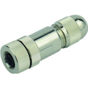 M12 4-Pole Female Screw Connection Straight Shielded PG7 IP67