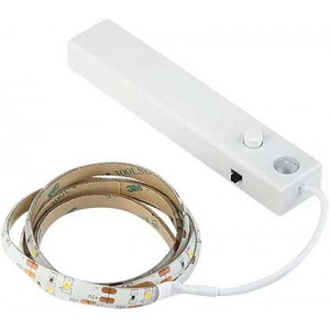 2.4W 1M LED Rechargeable PIR Wardrobe Light 4000K
