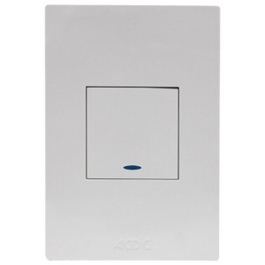 White Orion 1 Lever 1 Way Switch 2X4 Pre-Ass
