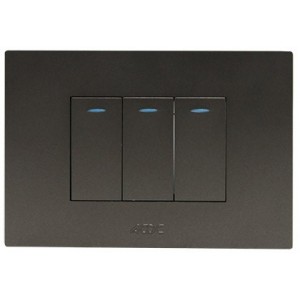 Slate Orion 3 Lever 1 Way Switch 2X4 Pre-Ass