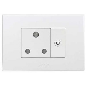 16A Sa Smart Socket Outlet 2X4 White Orion PRE-ASS.