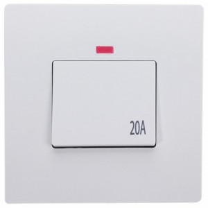 Orion 1x20A DP Isolator Switch (3x3 White)