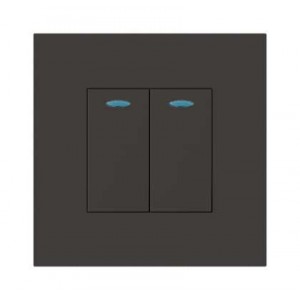 Slate Orion 2 Lever 1 Way Switch 3x3 Pre-Assessed