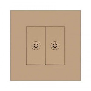 Double Smart 16A Tuya Switch 3X3 Champagne Orion PRE-ASS.