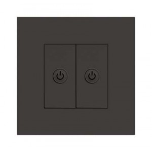 Double Smart 16A Tuya Switch 3X3 Slate Orion PRE-ASS.