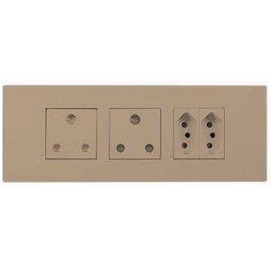 Champagne Orion 3X6 Pre-Ass. 2X 16A Socket 2X N-Type SA