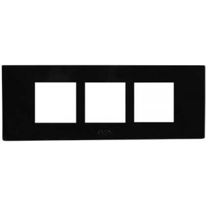 Black 3X9 6 Gang Cover Plate