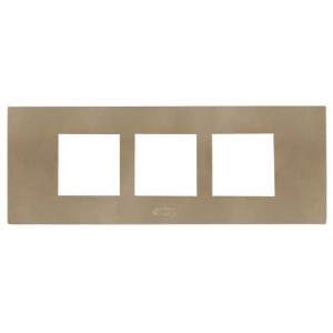 Champagne 3X9 6 Gang Cover Plate