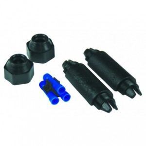 Black Gel Type Joint Kit C/W Ferrules For 3X 1-2.5MM Sq