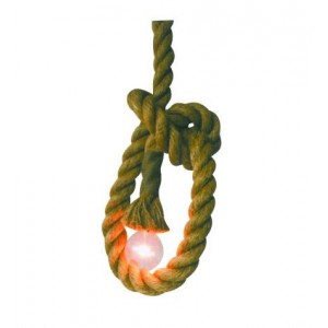 Ø25mm Hemp Rope Pendant Light with E27 Fitting