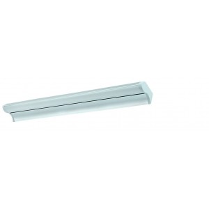 230V Aluminium Tiltable Fluorescent Fitting 8W T5 340x82x45mm