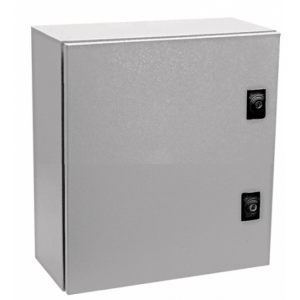 Grey 7032 Mild Steel Enclosure 600x600x260 IP65