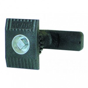 Black Lock for MB Enclosures with 6mm Square Key and 20mm Mounting