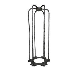 Cage For MBM/MDM Fittings - Tubular Lamps Grey/Black