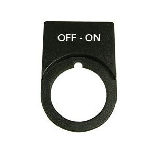 Legend Plate 'OFF-ON'