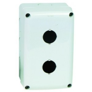 2 Way Pushbutton Enclosure Grey IP66