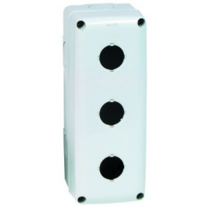 3 Way Pushbutton Enclosure Grey IP66