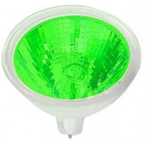 12V 50W 24-Degree Green Sealed Halogen Lamp
