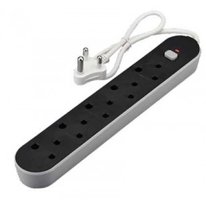 5 Way Extension Socket with Overload Protection and 400MM Cable
