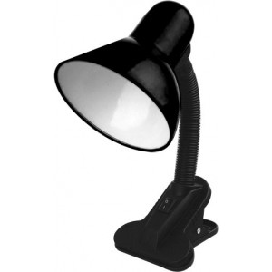 Black E27 Desk Lamp with Clamp (230VAC- 40W Max)