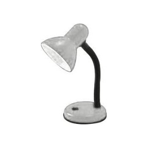 Satin Chrome Desk Lamp 230VAC 40W Max E27