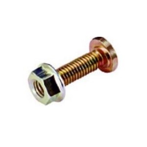 Bolt 6x20 Flanged + Nut Bichromate 100 Pack