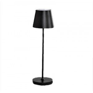 Rechargeable Black Table Lamp CCT Adjustable 100x365mm