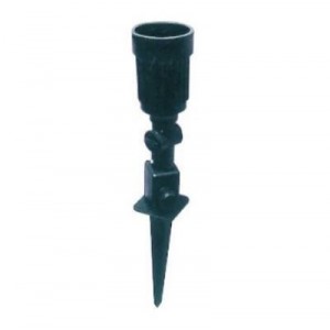 Garden Light ABS Plastic E27 80W Black