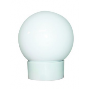 LED Light Fitting Combo. 5W B22 Opel PVC 6". Pure White