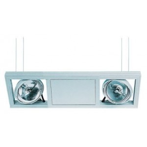 230V Suspended Fitting with 2x AR111 LED Lamps