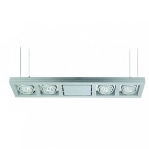 230V/12VAC Suspended Fitting 4x50W MR16
