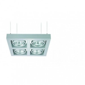 230V/12VAC Suspended Fitting 4x50W GU10