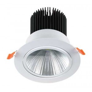 230VAC 9W Cool White Adjustable LED Downlight 90mm