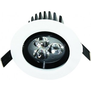 230VAC 3W LED Downlight Warm White 95x60mm