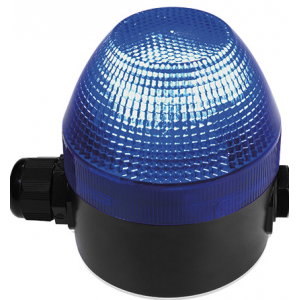 12-24VAC/DC STEADY/FLASHING BLUE BEACON 1Hz