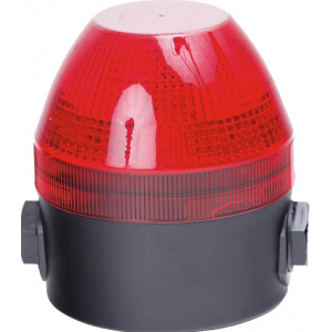 110-240VAC/DC STROBE/DOUBLE STROBE/MULTI Red Beacon