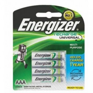 Energiser Rechargeable AAA Battery 1.5V 700mAh Pack of 4
