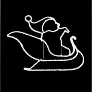 MOTIF Santa Sleigh 650x850MM