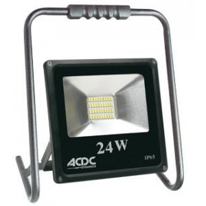 230V Die Cast Warm White Aluminium Floodlight 24W