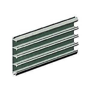 120x25 4-Channel Power Skirting Trunking 2m
