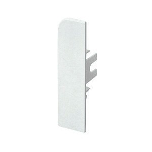 120x25 END CAP RAL 9010 WHITE