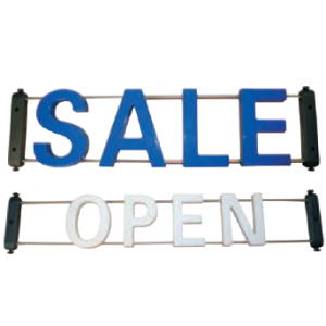 LED ILLUMINATED SIGN KIT 100x21MM LETTERS BLUE